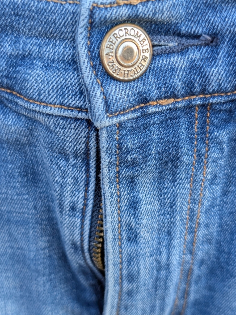 Women's Abercrombie & Fitch Ankle Straight Ultra High Rise Curve Love Jeans